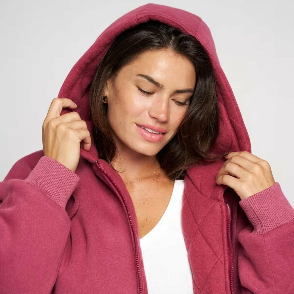 Comfrt LIMITED EDITION COLOR:BERRY #5 WEIGHTED JACKET (zip up) Size-small